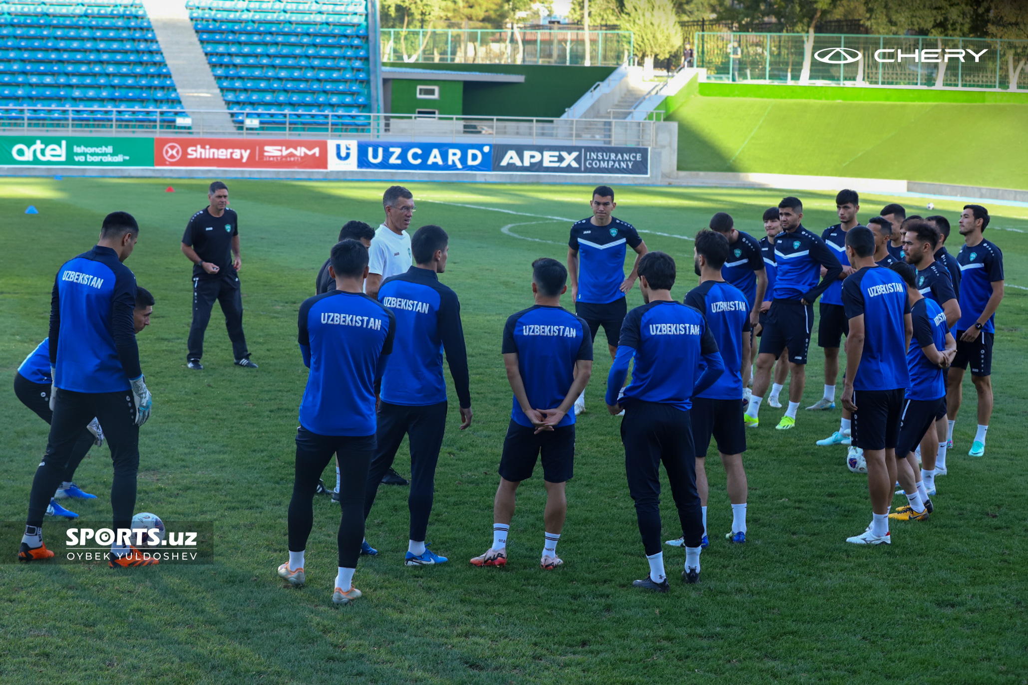 Uzbekistan national team. Trenirovka 02.09.2024